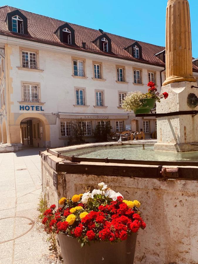 Swiss Hotel La Couronne Avenches Eksteriør billede